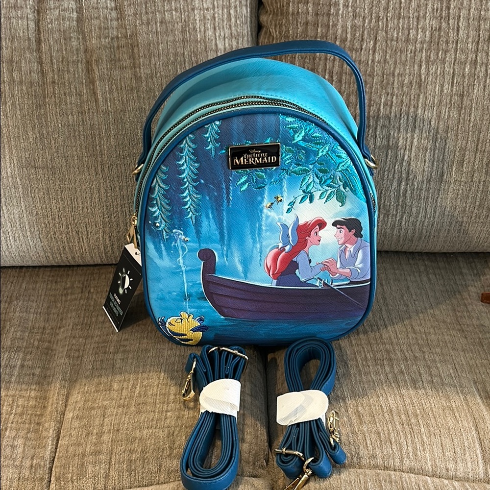 Disney Bio Work little mermaid backpack 11 x 9 brand new